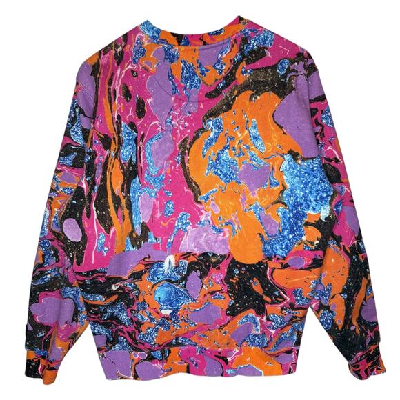 Teddy Fresh X MYFAWNWY MARBLE Crew Neck Sweatshirt - Picture 6 of 7